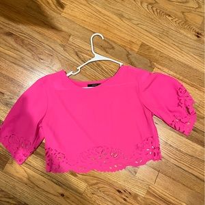 Hot Pink Crop Top